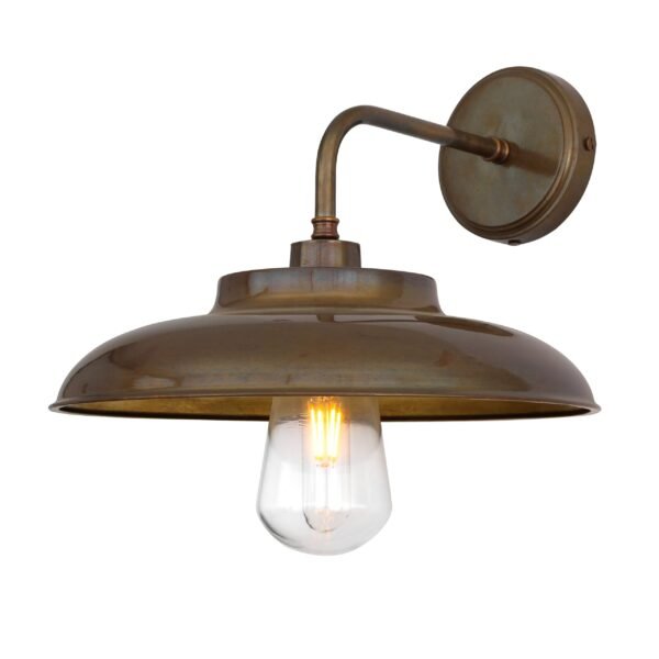 Darya Wall Light IP65 | Bathroom or Outside Brass Bathroom Wall Sconces Great Lighting UK Ltd