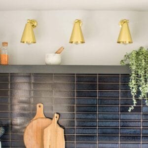 Kitchen Brass Wall Lights