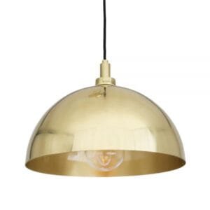 Hydra 30cm IP65 Brass Bathroom Pendant Light Brass Pendants Great Lighting UK Ltd