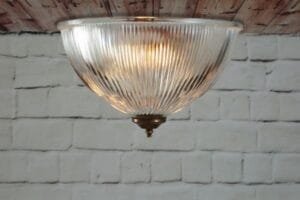 Moroni Reverse Dome Ceiling Light 30cm Dia Holophane Ceiling Fittings Great Lighting UK Ltd