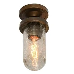 Oregon B Well Glass Ceiling Light IP65 Bathroom Pendant & Ceiling Lights Great Lighting UK Ltd