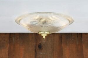 Nicosa Shallow Holophane Flush Ceiling Light Holophane Ceiling Fittings Great Lighting UK Ltd