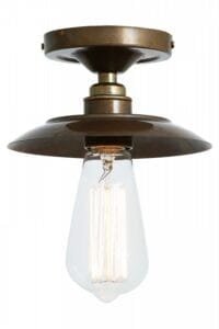 Reznor Flush Brass Ceiling Light Flush Brass Lights Great Lighting UK Ltd