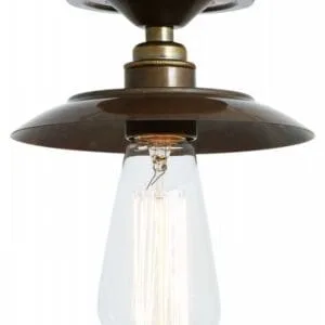 Reznor Flush Brass Ceiling Light Flush Brass Lights Great Lighting UK Ltd