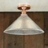 Hanoi Vintage Flush Holophane Ceiling Light Holophane Ceiling Fittings Great Lighting UK Ltd