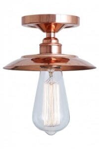 Suva Flush Copper Ceiling Light Kitchen Ceilings Lights Great Lighting UK Ltd