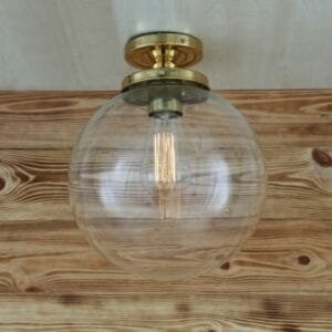 Riad Globe Ceiling Light 25 cm Glass & Globe Ceiling Lights Great Lighting UK Ltd