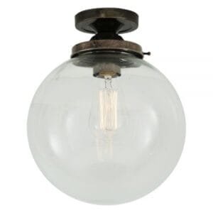 Riad Globe Ceiling Light 25 cm Glass & Globe Ceiling Lights Great Lighting UK Ltd