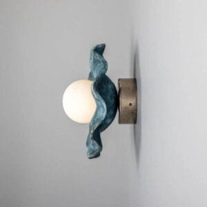 Rivale Ceramic IP44 Bathroom Wall Light Blue Earth Ceramic Bathroom Sconces Great Lighting UK Ltd