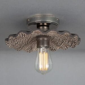 Black Kapok Organic Ceramic Ceiling Light Ceramic Ceiling Lights Great Lighting UK Ltd