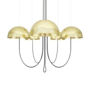 Alegre 5 Light Floating Chandelier Four to Six Arm Pendants Great Lighting UK Ltd