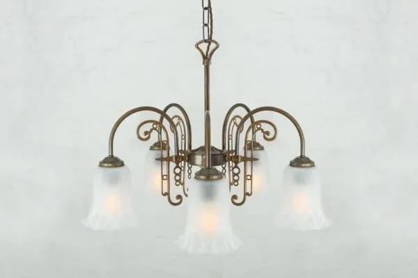 Medan Five-Arm chandelier