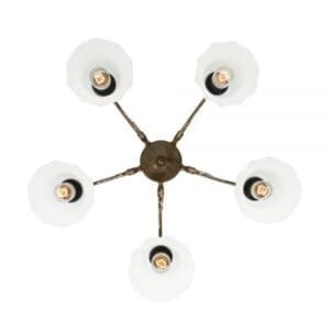 Medan Five-Arm chandelier Four to Six Arm Pendants Great Lighting UK Ltd