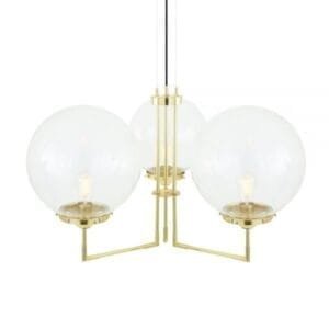 Bellavary Chandelier Large Single - 3 Arm Pendants Great Lighting UK Ltd