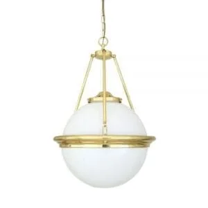 Ardee Chandelier Large Single - 3 Arm Pendants Great Lighting UK Ltd