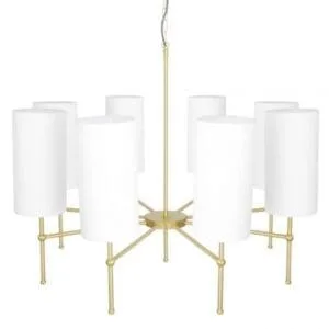 Arizona Eight-Arm Chandelier Large Multi-Light Chandeliers Great Lighting UK Ltd
