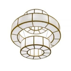 Santa Fe Three Ring Chandelier Large Multi-Light Chandeliers Great Lighting UK Ltd