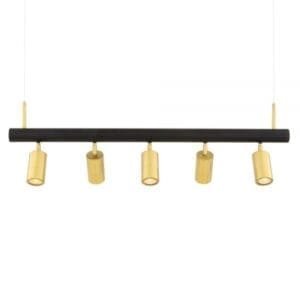 Watson Linear Island Pendant, Five Light Four to Six Arm Pendants Great Lighting UK Ltd