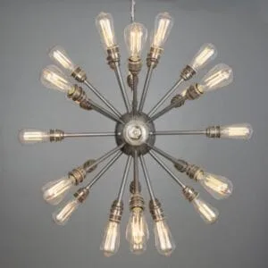 Sapporo Brass Sputnik Chandelier, 29-Arm Hallway Chandelier Great Lighting UK Ltd