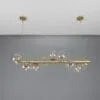 Moriarty Linear Island Pendant Light, Nine-Light Kitchen Island Lighting Great Lighting UK Ltd