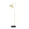 Faro Modern Industrial Brass Floor Lamp Floor Lamps Great Lighting UK Ltd