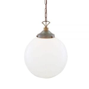 Yerevan Globe Pendant Light 40 cm Glass & Globe Lights Great Lighting UK Ltd