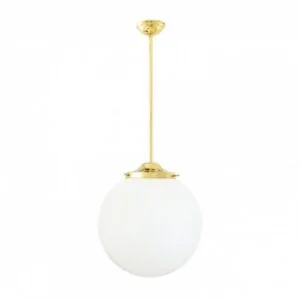 Luanda Globe Bar Pendant Light 40 cm Glass and Globe Lights Great Lighting UK Ltd