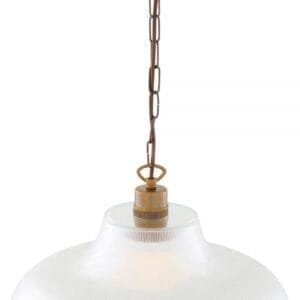 London Prismatic Railway Pendant 40 cm Holophane Pendants Great Lighting UK Ltd