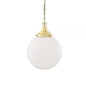 Yerevan Globe Pendant Light 25 cm Glass and Globe Lights Great Lighting UK Ltd