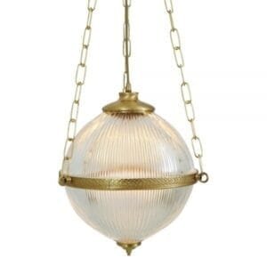 Blaenau Victorian Holophane Pendant Light Holophane Pendants Great Lighting UK Ltd