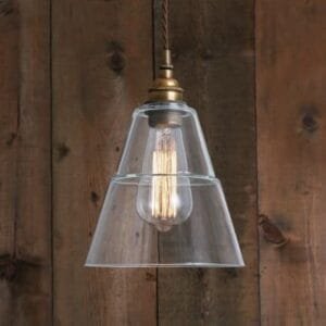 Lyx Clear Glass Pendant Light Glass Jar & Mini Pendants Great Lighting UK Ltd