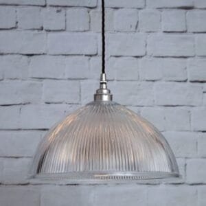 Nova Prismatic Pendant Light Holophane Pendants Great Lighting UK Ltd