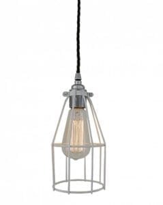 Raze Cage Pendant Light Industrial Caged Pendants Great Lighting UK Ltd