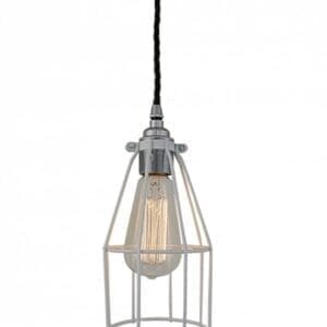 Raze Cage Pendant Light Industrial Caged Pendants Great Lighting UK Ltd