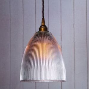 Corvera Small Prismatic Pendant Light 20cm Dia. Small Pendant Lights Great Lighting UK Ltd