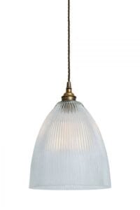 Corvera Small Prismatic Pendant Light 20cm Dia. Glass Jar & Mini Pendants Great Lighting UK Ltd