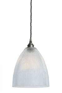 Corvera Small Prismatic Pendant Light 20cm Dia. Glass Jar & Mini Pendants Great Lighting UK Ltd