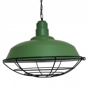 Cobal Powder Coated Industrial Pendant Industrial Caged Pendants Great Lighting UK Ltd