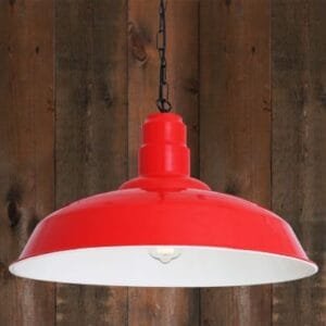 Wyse Industrial Style Coloured Pendant Light Industrial Pendant Lights Great Lighting UK Ltd