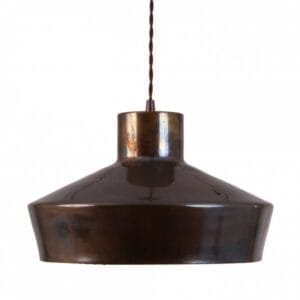 Elegance 32cm Modern Brass Pendant Light Industrial Pendant Lights Great Lighting UK Ltd