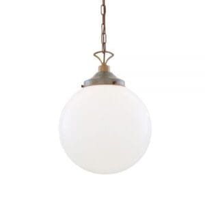 Yerevan Globe Pendant Light 35 cm Glass & Globe Lights Great Lighting UK Ltd