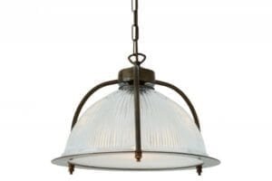 Bousta Holophane Pendant Light With Diffuser Holophane Pendants Great Lighting UK Ltd