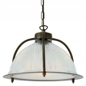 Bousta Holophane Pendant Light With Diffuser Hallway Pendant Lights Great Lighting UK Ltd