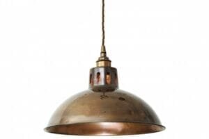Paris Vintage Brass Pendant Light Brass & Moroccan Pendants Great Lighting UK Ltd