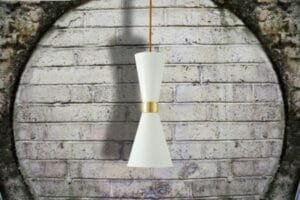 Cairo Mid Century Cone Pendant Light Kitchen Ceilings Lights Great Lighting UK Ltd