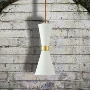 Cairo Mid Century Cone Pendant Light Bedroom Pendant Lights Great Lighting UK Ltd