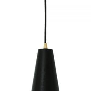 Malabo Polished Brass And Matte Black Pendant Small Pendant Lights Great Lighting UK Ltd