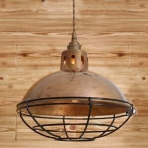 Chester Cage Lamp Pendant Light Industrial Pendant Lights Great Lighting UK Ltd