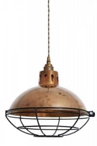 Chester Cage Lamp Pendant Light Industrial Pendant Lights Great Lighting UK Ltd