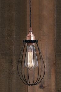 Abuja Pendant Light Industrial Caged Pendants Great Lighting UK Ltd